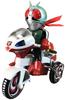 Art Storm EX Tricycle Kamen Rider New 2 B Type Tricycle Figure No. Wind-Up