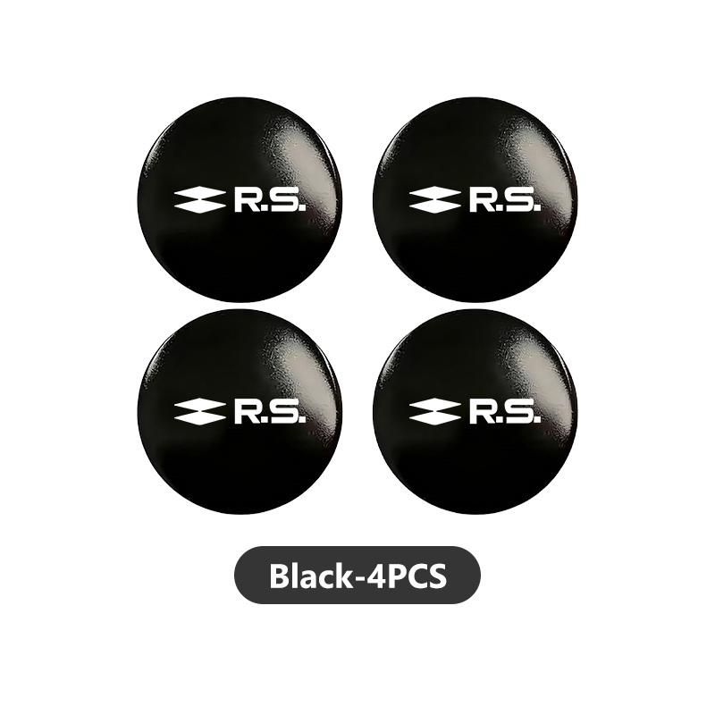 Car Accessories Wheel Center Hub Cap Stickers Dustproof For Renault RS Arkana Line Logan Twingo Dacia Sandero Trafic ScenicF
