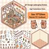 3D Miniature Scene Collage Stickers: Cute Decompression Handbook Stickers