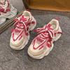 Women Platform Sneakers Spring Autumn Women Casual Sport Shoes Trend Breathable Sneakers Design Thick Sole Wear Resistant Shoes