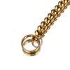 14Mm New Stainless Steel Training P Chain Dog Chain 18K Gold Polished Cuban Chain Pet Dog Collar Necklace