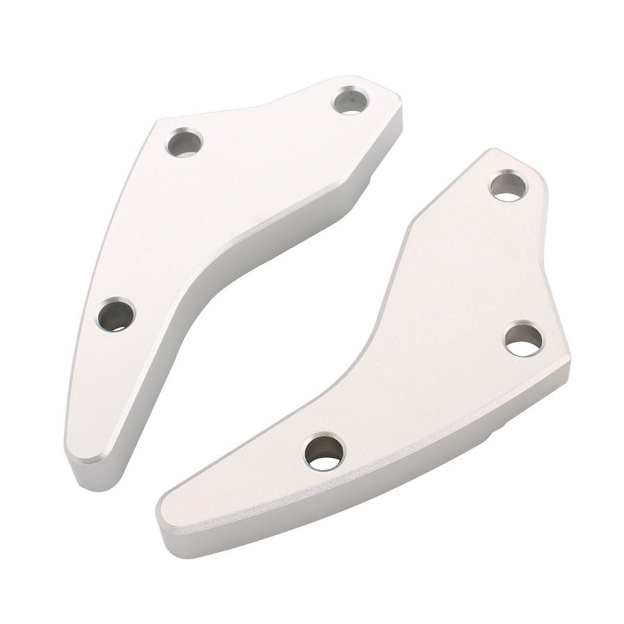 For BMW K1600GT K1600GTL 2012-2019 Silver Handlebar Riser CNC Aluminum Alloy 2X