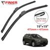 2PCS Wiper Blades For Jeep Cherokee 2001-2008 19" 19" Fit Front Windshield Windscreen Window Brushes Cutter Accessories 2003 2004 2005 2006 2007 2008