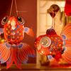 Good Luck Goldfish Lantern Handmade New Year Lantern Material Kit  Spring Festivals
