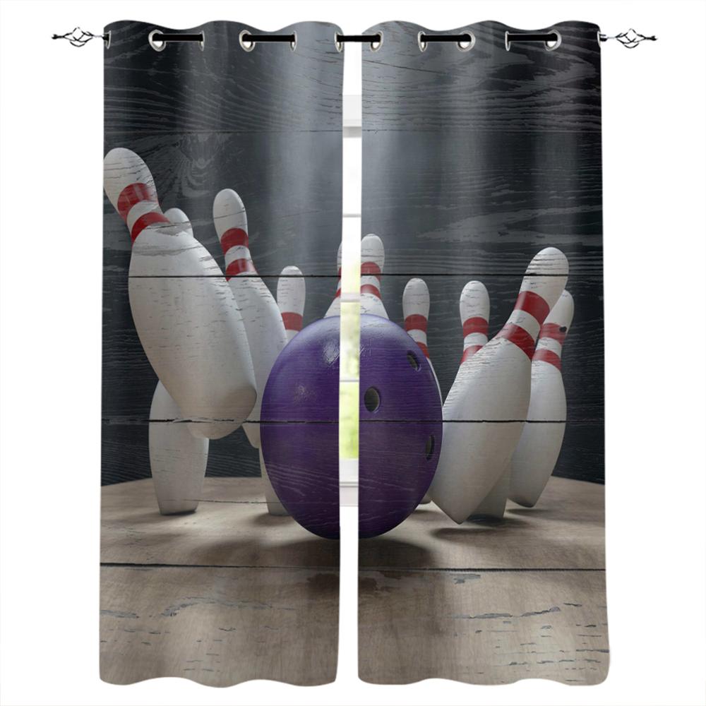 Баскетбольное пламя, оконная занавеска, домашний декор, шторы для гостиной, спальни, кухни, дверная занавеска