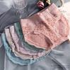 Sexy Lace Panties Women Underpants  One Size Underwear Sexy Floral Low Waist Briefs Panties Girls Lingerie Panties