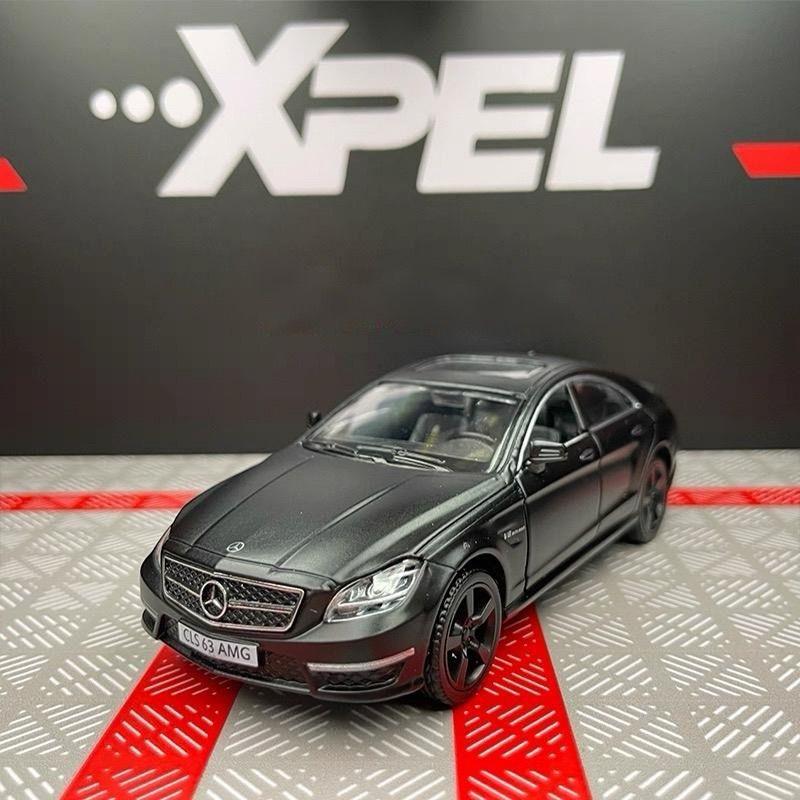 1:36 Модель Спортивного Автомобиля из Сплава Mercedes-Benz C63S CLS63 AMG Coupe Литье под Давлением Металлические Транспортные Средства Модель Автомобиля Коллекция Симуляции Подарок для Детей