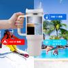 Stainless YIFHBB 1200ML Tumbler with Stainless Steel Travel Vacuum Insulated Large Stylish Car Water Large Tumbler with Handle Rust-Resistant,