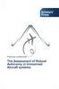 Книга The Assessment of Robust Autonomy In Unmanned Aircraft Systems