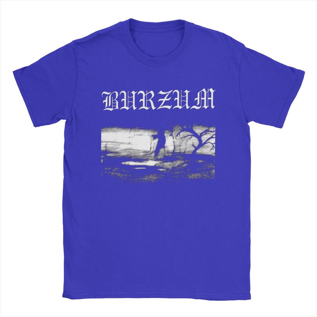 Повседневная футболка Burzum для мужчин, хлопковая футболка с круглым воротником, футболка с коротким рукавом, графическая одежда