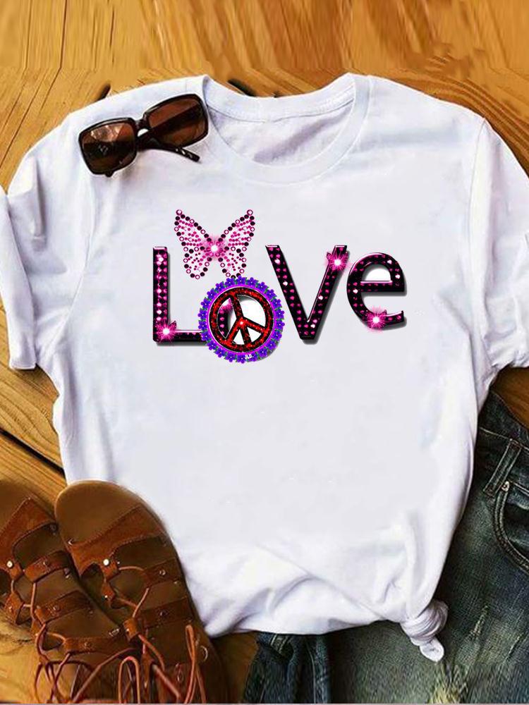 Leopard Sunflower Turquoise Heart Print T Shirt Women Western Retro Graphic Short Sleeve Country Casual Summer Tee