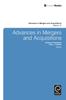 Книга Advances In Mergers and Acquisitions