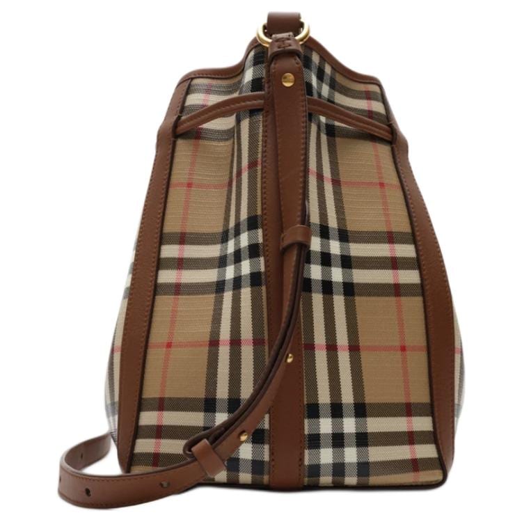 Burberry Cotton Bucket Bag, Shoulder Bag, Crossbody Bag Small Women's Archive Beige 81289561