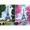 5D DIY алмазная живопись пейзаж Эйфелева башня горный хрусталь картина полная алмазная вышивка мозаика настенная наклейка украшение подарок
