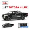 Майсто 1:27 Toyota Hilux Статические литые модели автомобилей Коллекционные игрушечные модели автомобилей