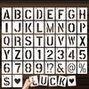 42Pcs Letter Stencils Set Multipurpose Symbol Numbers Craft Stencils Reusable Alphabet Templates DIY Art Projects