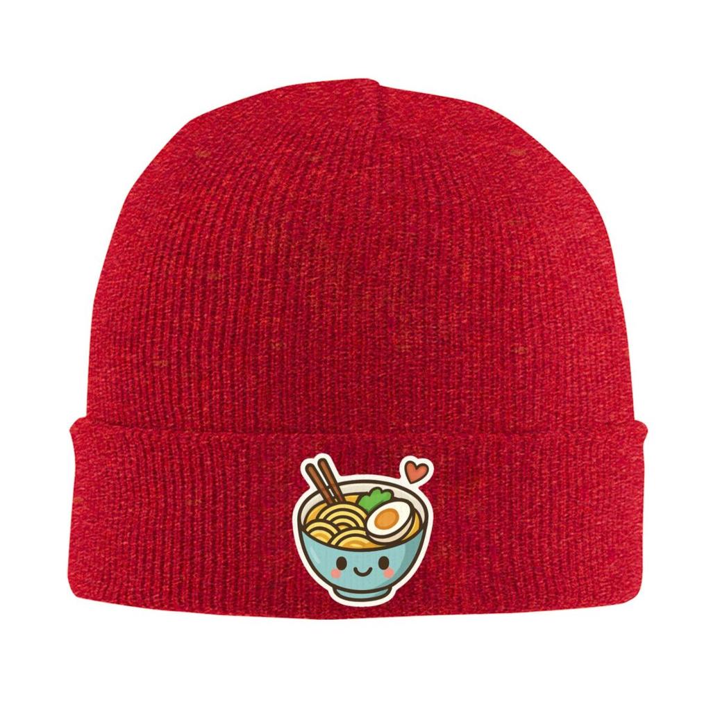 Kawaii RaUnisex Bowl Warm Knitted Cap Winter Knit Bonnet Hat Skullies Beanies Hip Hop Caps for Unisex