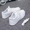 20242024 Women Sneakers Fashion Breathble Vulcanized Shoes Women Pu Leather Platform Shoes Women Lace Up Casual Shoes