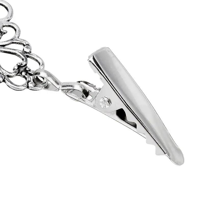 Новые зажимы для кардигана, броши-застежки для одежды, прищепки, зажим для шарфа, брошь, серебристая булавка, пряжка-клипса, держатель, женские украшения для платья