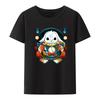 Wonder Rabbit Graphic Print Tee Top Tshirt Geek Series Otaku Goth Unisex Tshirts Unisex Leisure Student Comfortable Cool Pair