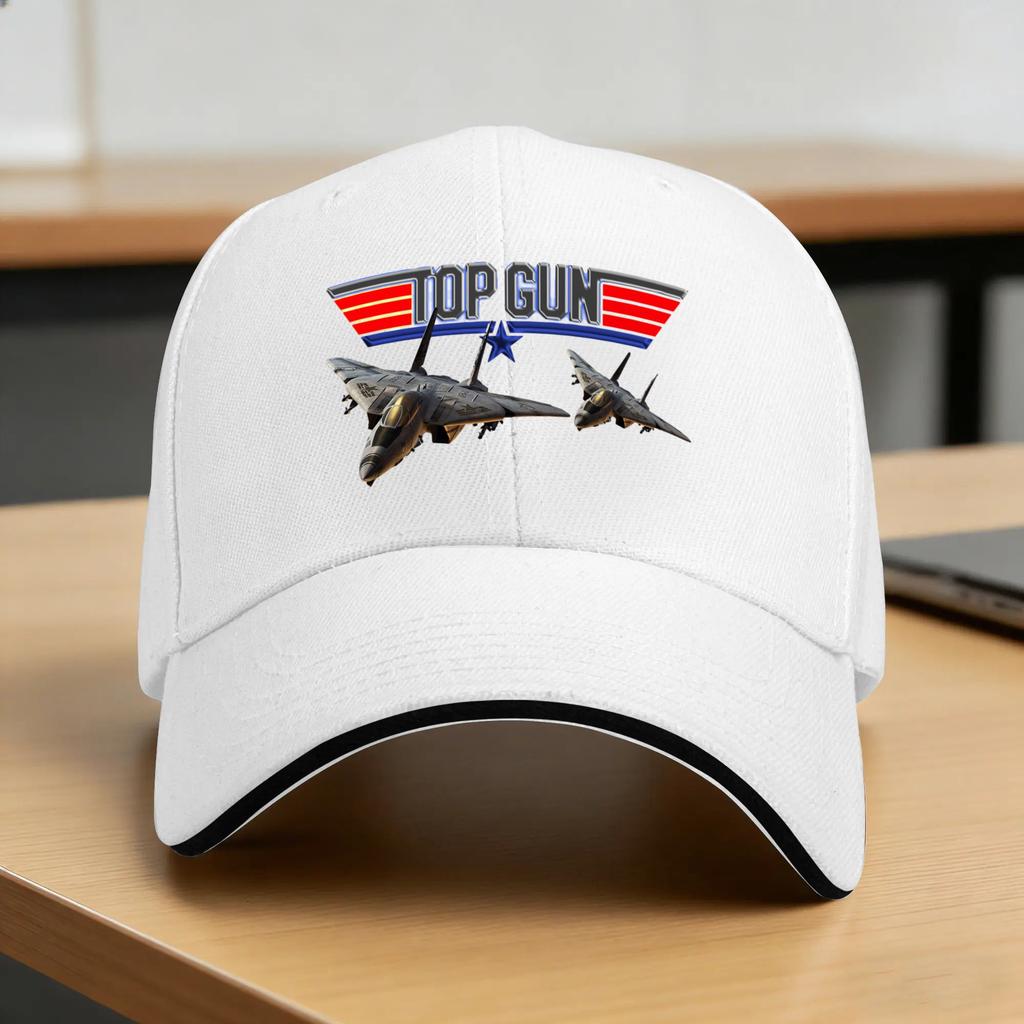 Кепка Бейсболка Top Gun Для Охоты Кемпинга Защита от Солнца Тракерная Кепка Мужская Женская Стильный Принт Кепка Snapback