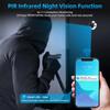 Wifi Indoor Camera 1080P Tuya Peephole Doorbell PIR Motion Detection Door Viewer Night Vision One Way Talk 5000mAh 4.3" LCD Screen