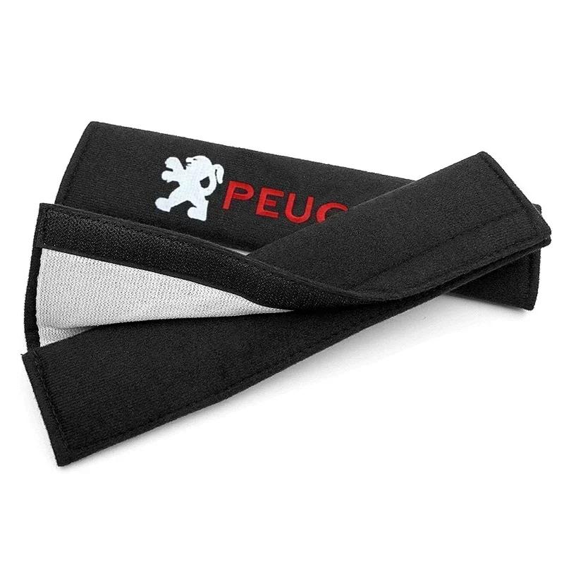 2026 Hot Car Sticker Car Seat Belt Cotton Safety Belt Shoulder Protector Cover Car Accessories For Peugeot 508 2008 5008 206 307