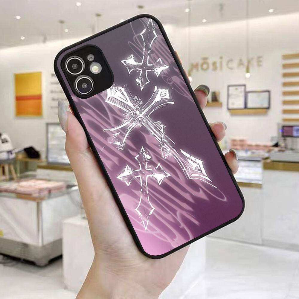 Готический Кокетливый Киберсигилизм Чехол для Телефона Для IPhone 16 15 14 X XR XS 7 8 Plus 11 12 13 Pro MAX 13mini Матовый Ударопрочный Чехол
