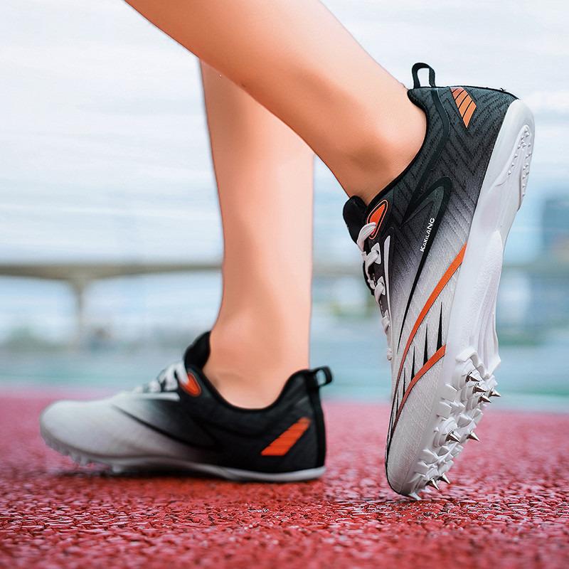 Мужские кроссовки с шипами для бега по стадиону, противоскользящие, мужские кроссовки с шипами для легкой атлетики, дышащие, удобные кроссовки с шипами для бега