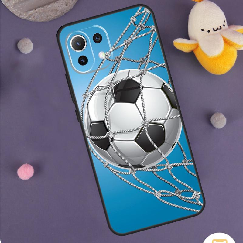 Чехол для телефона Xiaomi 15 14 Ultra 13T 14T 15T 17 Pro Max POCO F8 Ultra F5 F6 F7 X5 X6 X7 Pro с рисунком футбольного мяча