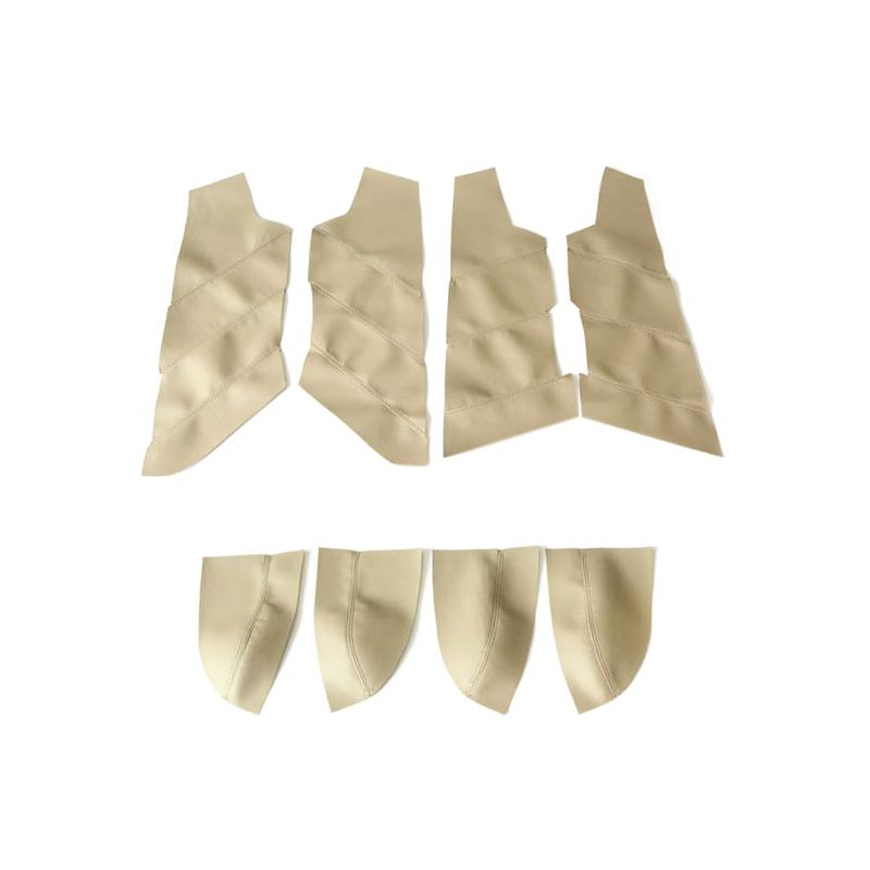 8 шт., чехол на подлокотник из мягкой кожи для Honda Accord 7th Gen 2003 2004 2005 2006 2007, подлокотник двери автомобиля, панель, наклейка, отделка