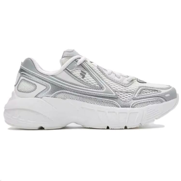 Fila Fusion Cred Navigator Удобные Универсальные Сетчатая Амортизация Низкие Беговые Кроссовки Женская Кроссовка Серый Белый T12W421601FSS