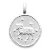 [Q8185] - Silver Pendant 'Aries' Silver (rhodium-plated) - 16 Mm