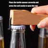 5pcs Wood Nail Beer Bottle Opener Ergonomic Handle Openers Multipurpose Lid Removers Beverage Caps Opening Tool