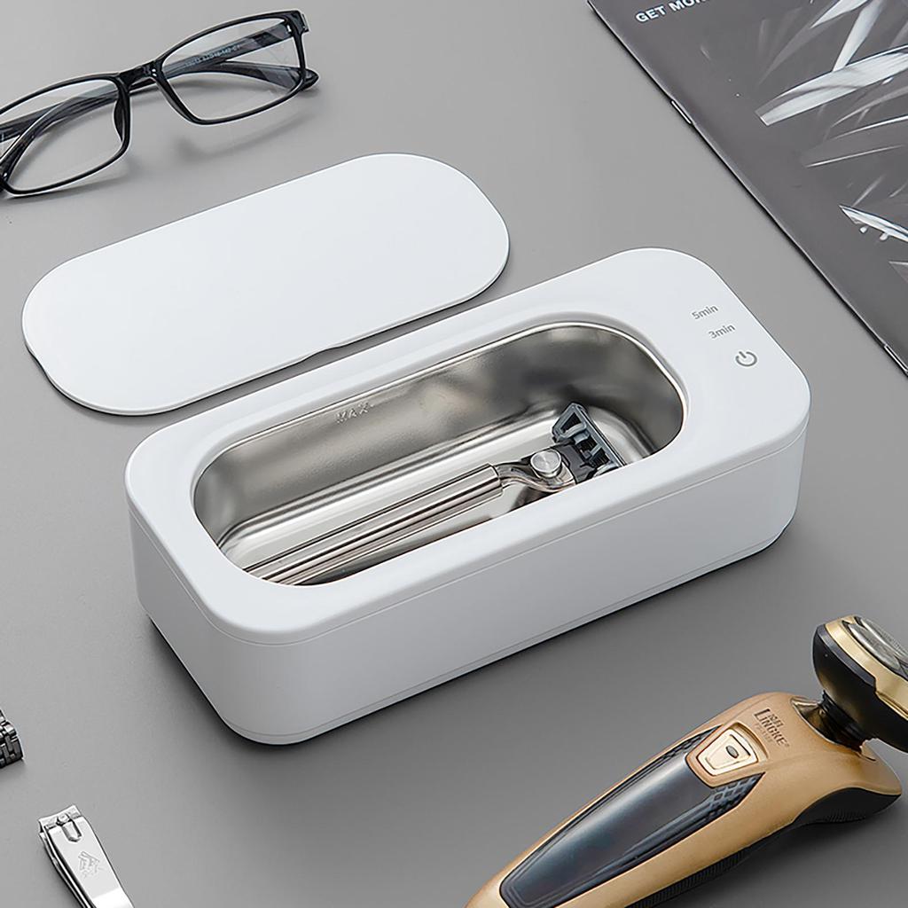 Ultrasonic Jewelry Cleaner, Professional 47kHz Ultrasonic Cleaner for Jewelry, Ring, Earring, Wristband, Retainer, Eyeglasses, Braces