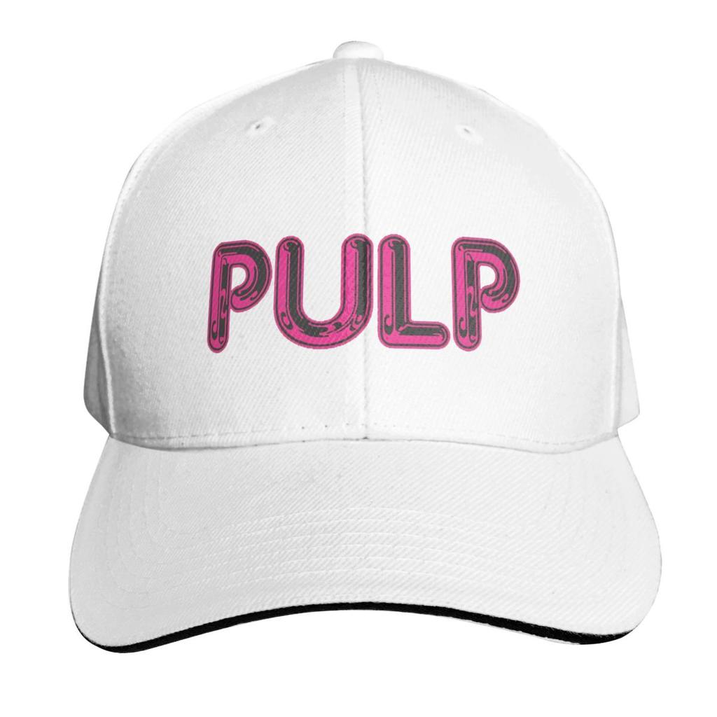 Кепка с логотипом рок-группы Pulp Модная повседневная бейсболка Регулируемая кепка Хип-хоп Летняя Унисекс Бейсболки