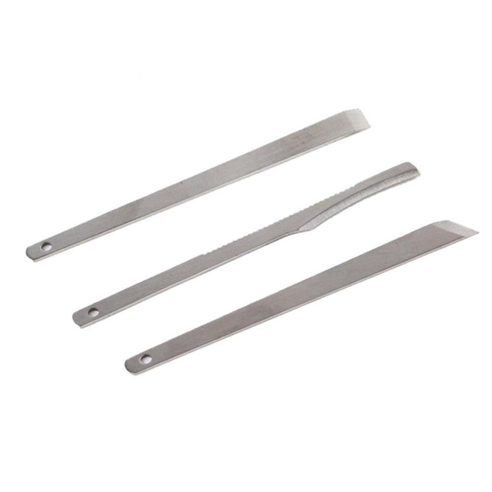 3 шт./компл. профессиональный нож для педикюра, ручка для пилинга ногтей, набор из нержавеющей стали, инструмент для ухода за ногами, инструмент для вросшей кутикулы