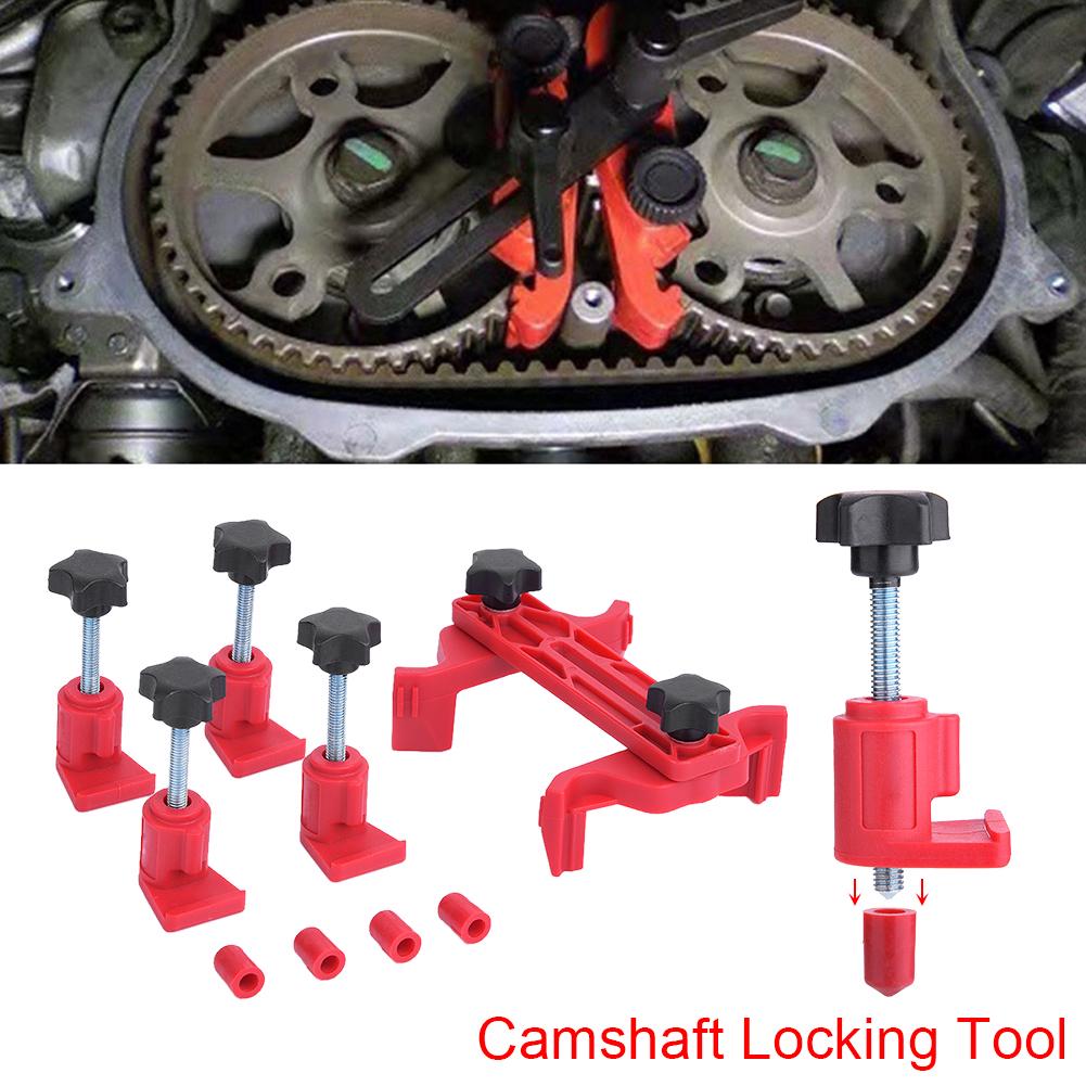 Car Auto Universal Dual Cam Clamp Camshaft Sprocket Gear Locking Engine Timing Tool Kit