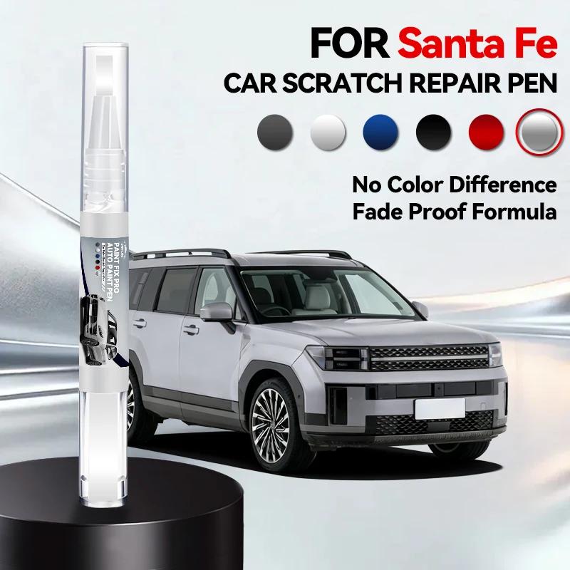 Car Dedicated For Hyundai Santa Fe 2000-2025 SM CM DM TM Paint Repair Pen Touch Up Scratch Remover DIY Auto Accessories Black Wh