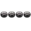 4pcs RC Drift Tire Aluminum Alloy Stable Flexible Drift Car Tyre for Wltoys 1 28 RC Car Titanium Color
