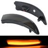 LED Smoked Amber Sequential Turn Signal Light Blinker Side Mirror Indicator For Ford Fiesta MK7 B-Max 2008-2017 Ford Accessories