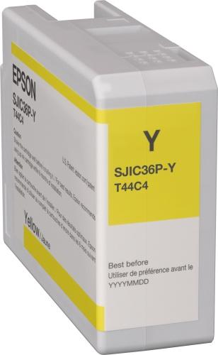 Epson SJIC36P(Y) (C13T44C440) Ink Cartridge, Yellow