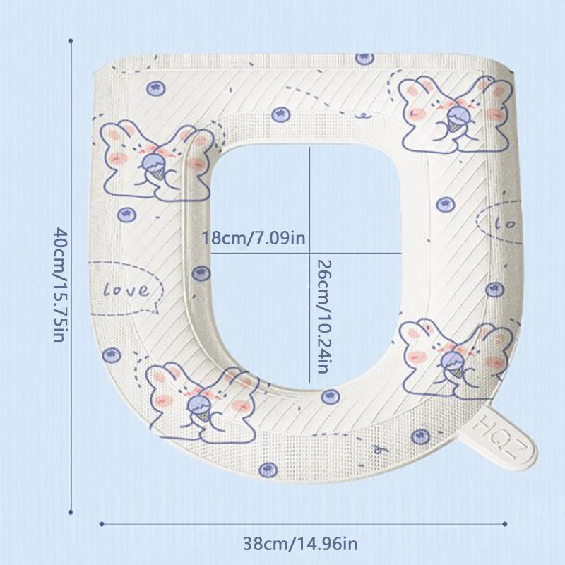 Стираемая наклейка из пеноматериала, чехол для унитаза, водонепроницаемое сиденье для унитаза в ванной комнате, многоразовое силиконовое, аксессуары для домашнего туалета Four Seasons