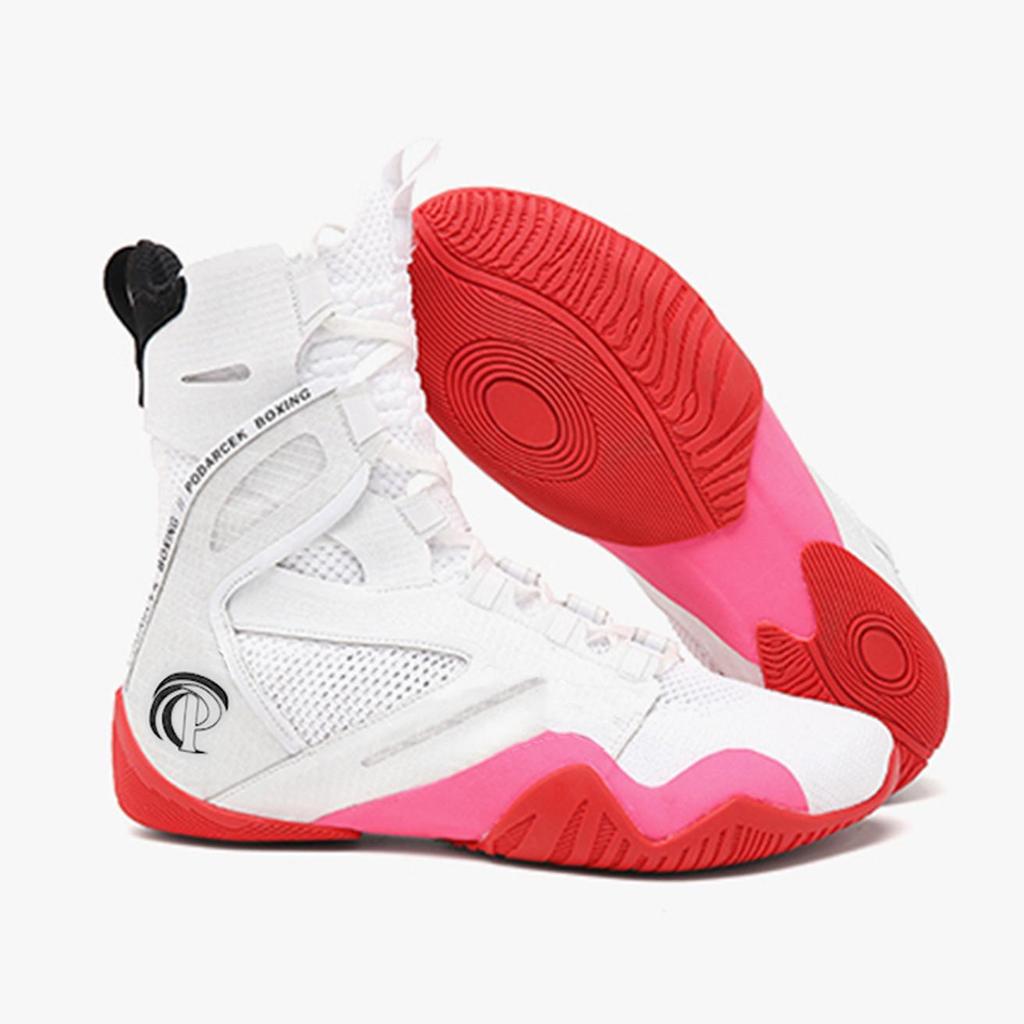 Борцовки с высоким верхом Мужские Нескользящие Боксерки Эластичные Обувь для Спарринга Боевые искусства Кроссовки, специально разработанные для тренировок в зале