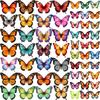 63pcs Temporary Tattoo Colorful Butterfly Stickers For Back Shoulders Adult