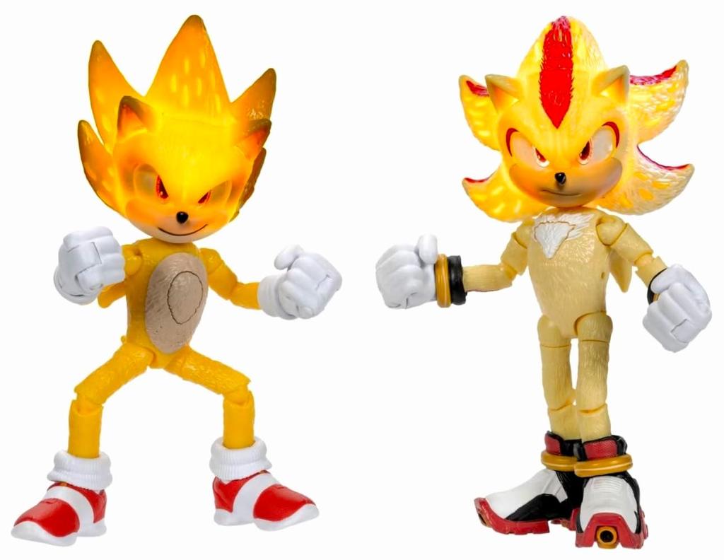 Sonic the Movie Sonic x Shadow TOKYO MISSION PACIFIC 5 дюймов светящаяся фигурка 2 шт. Sonic Super Movie 3 Game Tokyo Mission Goods Doll Light Up