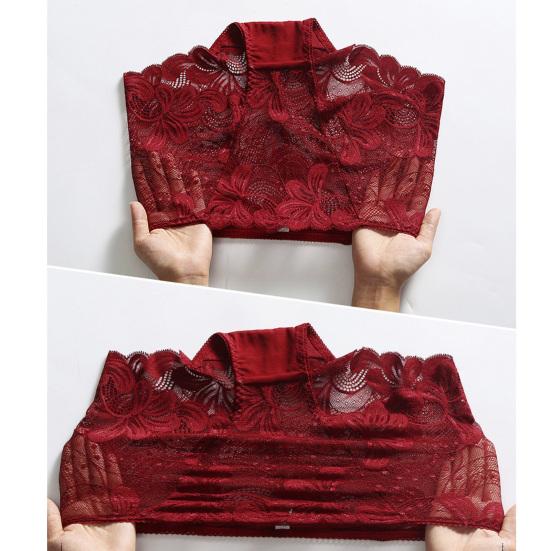 Women Briefs Breathable Elastic Hollow Out High Waist Trendy Inside Wearing Cotton Lace Stitching Ladies Briefs