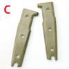 1 Pair  Micarta Material  Knife Handle Patch Material DIY Manual Knife Handle Material Accessories with Screws Finished Knife Handle