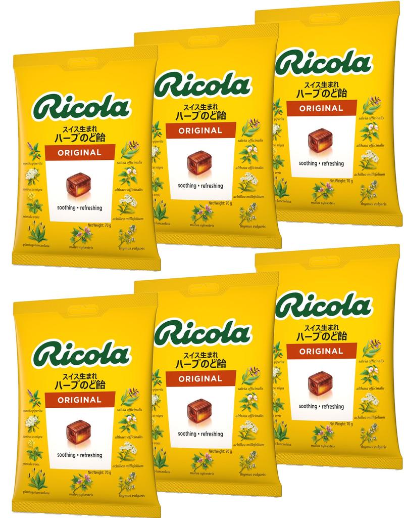 Конфеты Ricola Original Herb Candy 70 г x 6 шт.