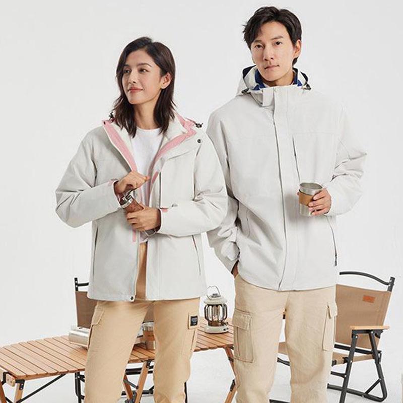 Куртка штормовая Duke с тремя степенями защиты и съемным внутренним слоем – Хлопковая куртка с логотипом на заказ, модная, для активного отдыха, альпинизма и велоспорта